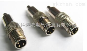 m8全屏蔽孔式直头 m8全屏蔽孔式直头接插件三针三孔厂家