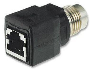 M12转RJ45连接器-供应M12转RJ45连接器,M12转RJ45适配器/接插件/水晶头-一步电子网