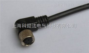 m8接插件m8孔式弯头接插件 3针4针5针价格 智能制造网