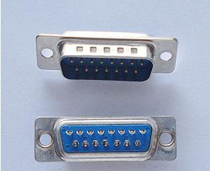 集成电路(IC)-接插件 焊线式DB15公/DB15连接器/焊接头/双排针特价-.